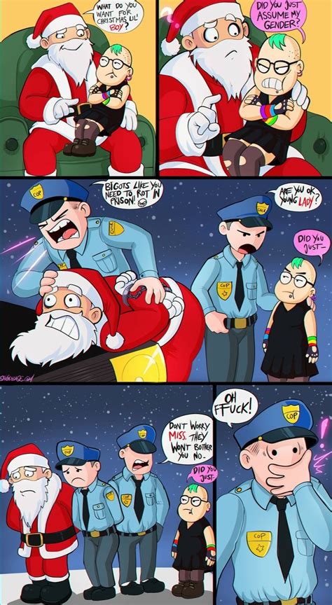 Its starts of like normal,a mother asking her son what he whants Santa to bring for gifts this christmas;and lets just say he got his wish. . Shadman aunt comic